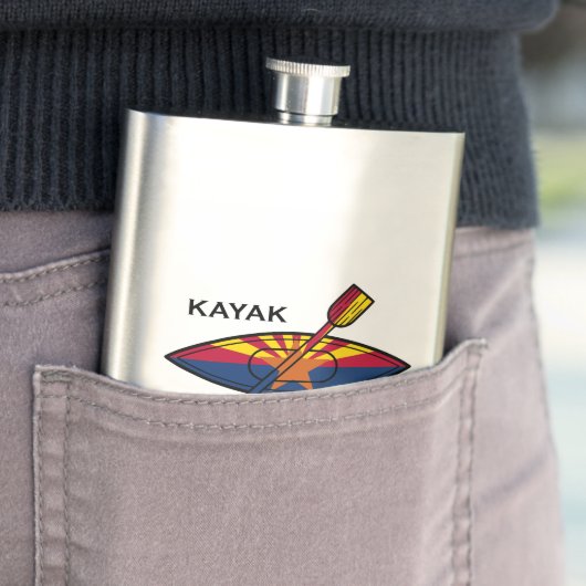 Kayak Arizona Flag Flacon (Voorbeeld)
