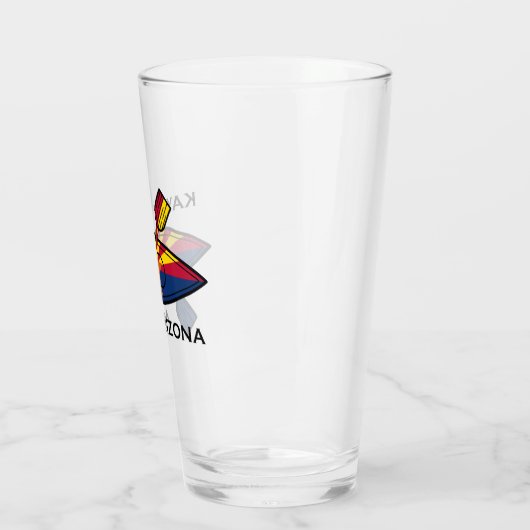Kayak Arizona Flag Glas (Links)