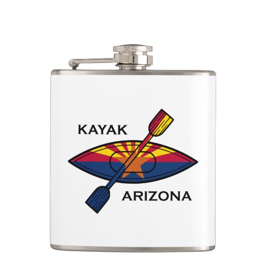 Kayak Arizona Flag Heupfles (Voorkant)