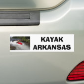 Kayak Arkansas Bumpersticker (Op auto)
