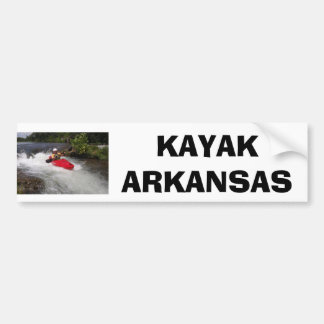 Kayak Arkansas Bumpersticker