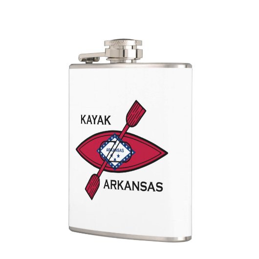 Kayak Arkansas Flag Heupfles (Links)