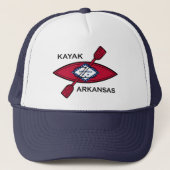 Kayak Arkansas Flag Trucker Pet (Voorkant)