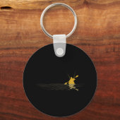 Kayak Bass Fisherman Vissen Kayaking Angler Kayak Sleutelhanger (Voorkant)