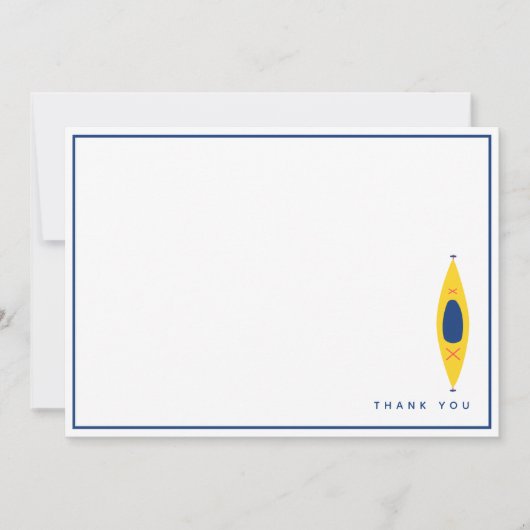 Kayak Bedankkaart (Voorkant)