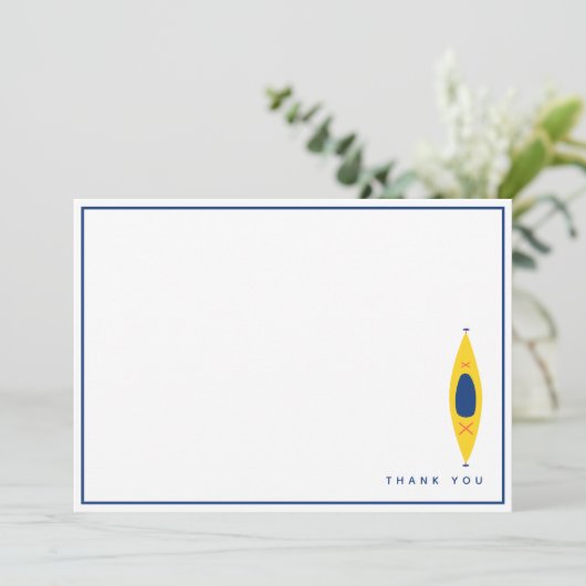 Kayak Bedankkaart (Staand voorkant)