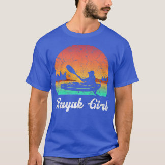 Kayak Boating  Sunset Kayak Girl Kayaking T-shirt