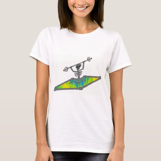 Kayak Botten Wavelength T-shirt (Voorkant)