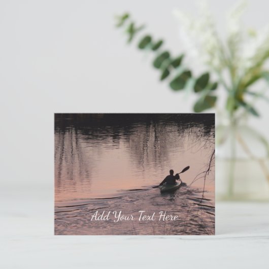 Kayak Briefkaart (Staand voorkant)