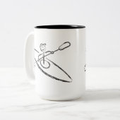 Kayak Brush Mok (Voorkant links)