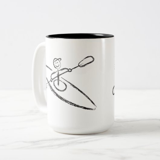 Kayak Brush Mok (Voorkant links)