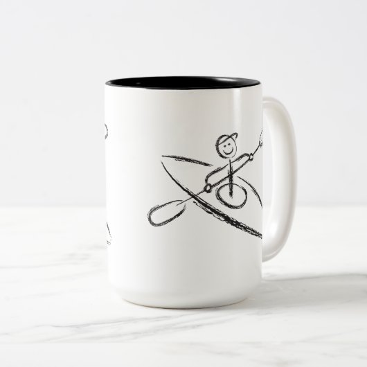 Kayak Brush Mok (Voorkant rechts)