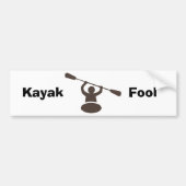 Kayak Bumpersticker (Voorkant)
