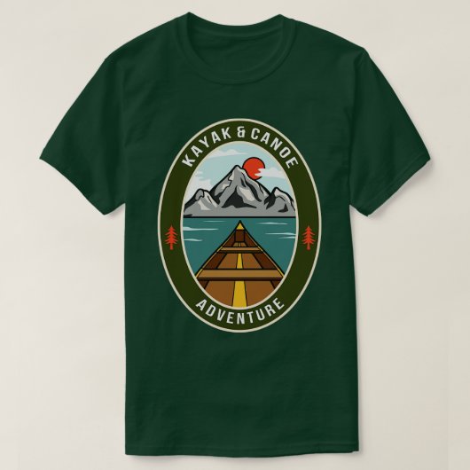 Kayak & Canoe Adventure T-shirt (Design voorkant)