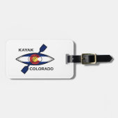 Kayak Colorado Flag Bagagelabel (Voorkant horizontaal)