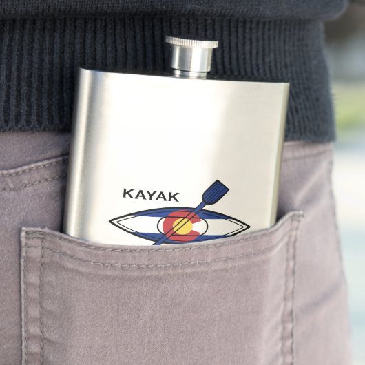 Kayak Colorado Flag Flacon (Voorbeeld)