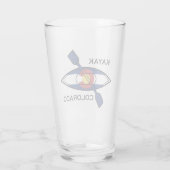 Kayak Colorado Flag Glas (Achterkant)