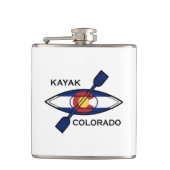Kayak Colorado Flag Heupfles (Voorkant)