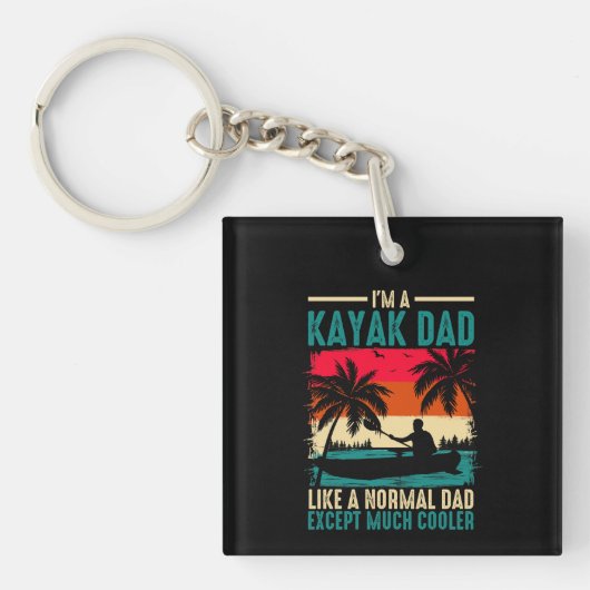 Kayak Dad Sleutelhanger (voorkant)