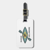 Kayak Delaware Bagagelabel (Voorkant verticaal)
