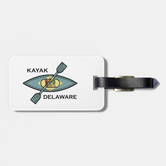 Kayak Delaware Bagagelabel (Achterkant horizontaal)