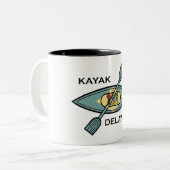 Kayak Delaware Tweekleurige Koffiemok (Voorkant links)