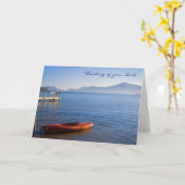 Kayak, denken aan jou, pa kaart (Gele Bloem)