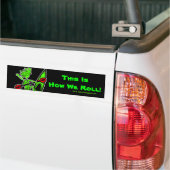 Kayak Dit Is Hoe Ik Rol II Bumpersticker (Op Truck)
