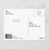 Kayak Drijvend Op Table Rock Lake Beterschap Alvas Briefkaart (Achterkant)