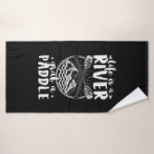 Kayak Driver Life is een rivier Badhanddoek (Badhanddoek)