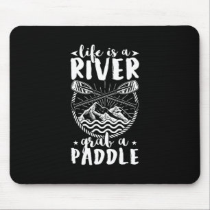 Kayak Driver Life is een rivier Muismat