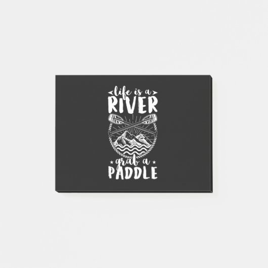 Kayak Driver Life is een rivier Post-it® Notes (Voorkant)