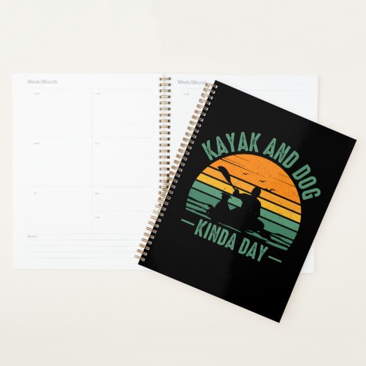 Kayak en Dog Kinda Day Planner (Display)