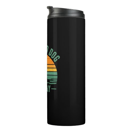 Kayak en Dog Kinda Day Thermosbeker (Geroteerd rechts)