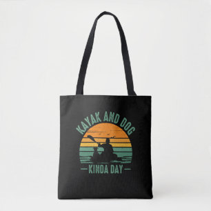 Kayak en Dog Kinda Day Tote Bag