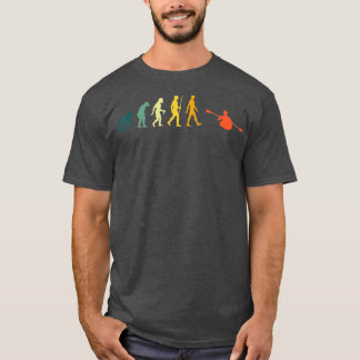 Kayak Evolution Retro Canoe Development Canoe T-shirt