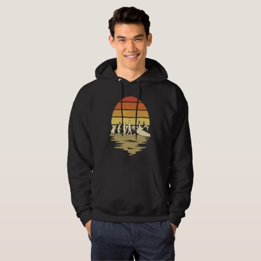 Kayak Evolution Retro Kayaker Hoodie (Voorkant volledig)