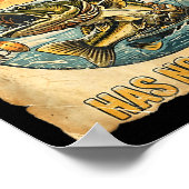 Kayak Fishing Has No Season Funny Winter Fishing  Poster (Hoek)