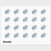 Kayak Flow Ronde Sticker (Vel)