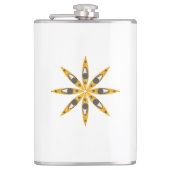 Kayak Flower Heupfles (Voorkant)