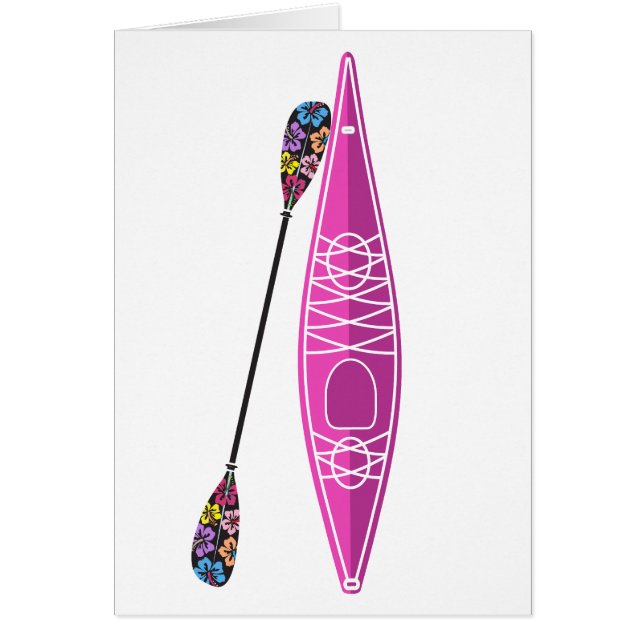 Kayak Girl Card (Voorkant)