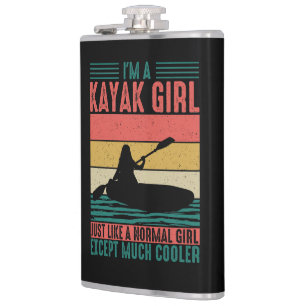 Kayak Girl, maar koeler Heupfles