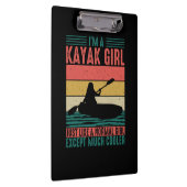 Kayak Girl, maar koeler Klembord (Rechts)