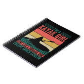 Kayak Girl, maar koeler Notitieboek (Linkerzijde)