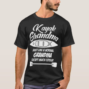 Kayak Grandma Rower Paddle Rowing grappige horseri T-shirt