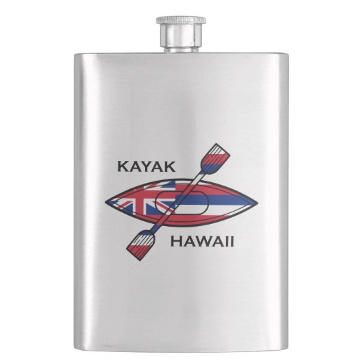 Kayak Hawaii Flag Flacon (Voorkant)