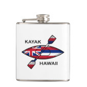Kayak Hawaii Flag Heupfles (Voorkant)