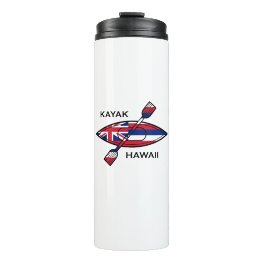Kayak Hawaii Flag Thermosbeker (Voorkant)