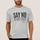 Kayak Hipster - Zeg nee tegen natte uitgangen - Sp T-shirt (Voorkant)