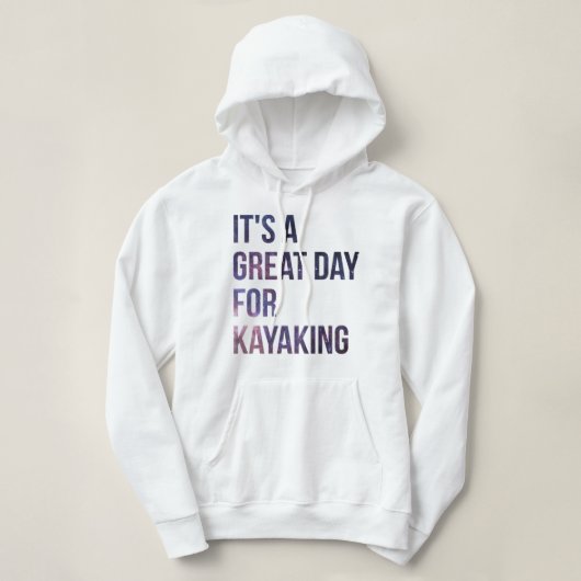 Kayak - Ik heb een goede paddling nodig Hoodie (Design voorkant)